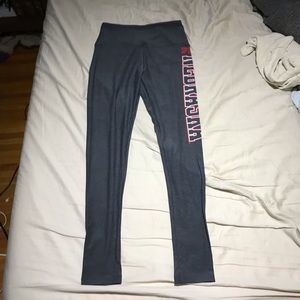 2 pair Victoria’s Secret pink Nebraska leggings